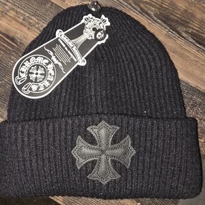 Chrome Hearts Black Knit Beanie